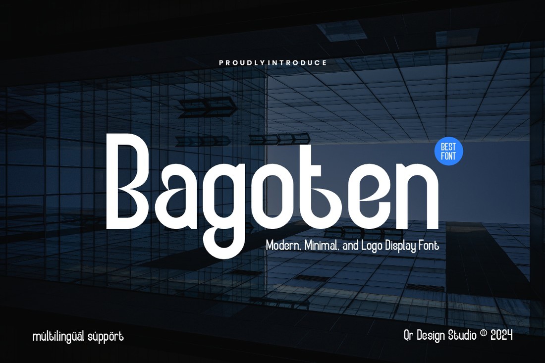 Bagoten Font preview