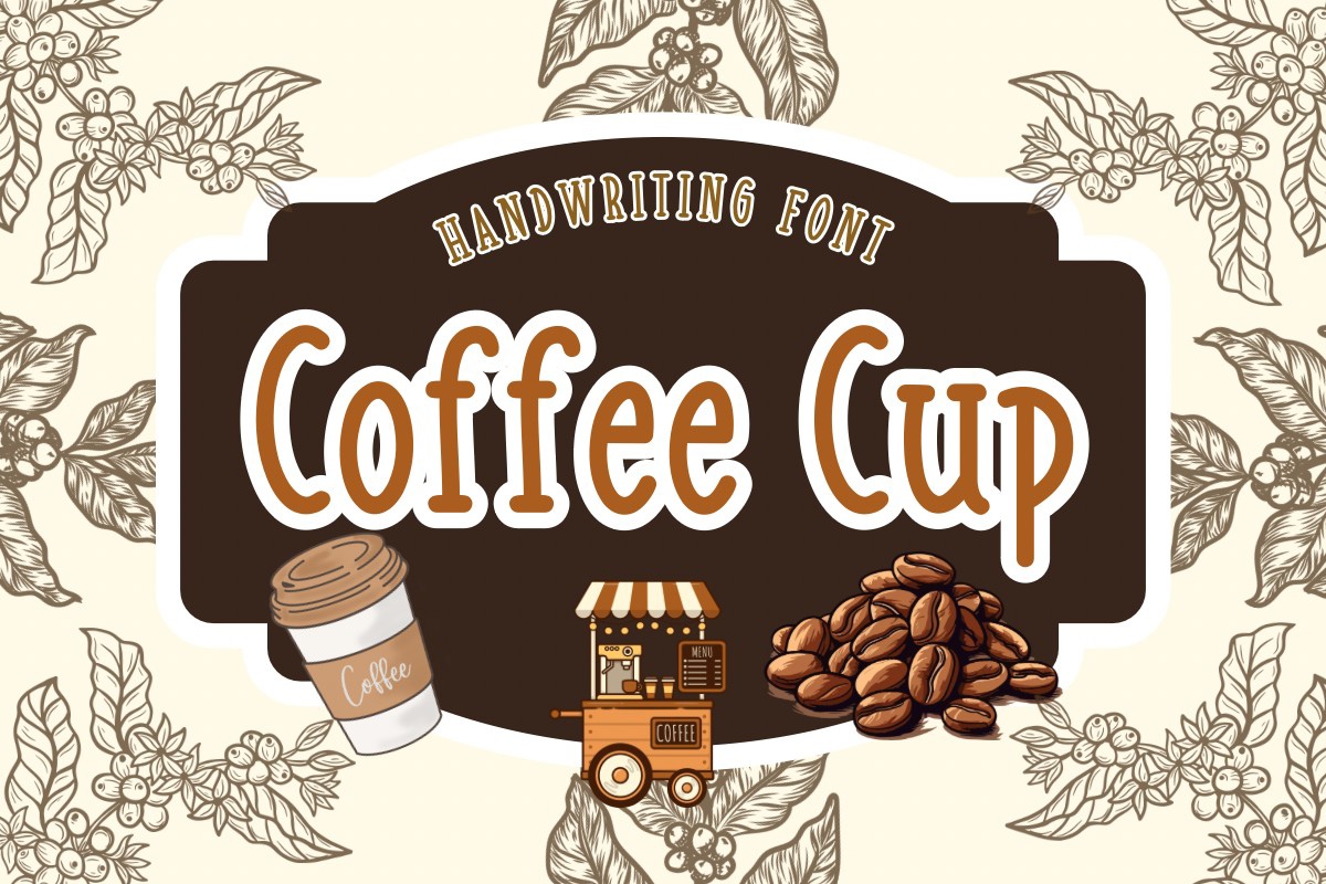 Coffee Cup Font preview