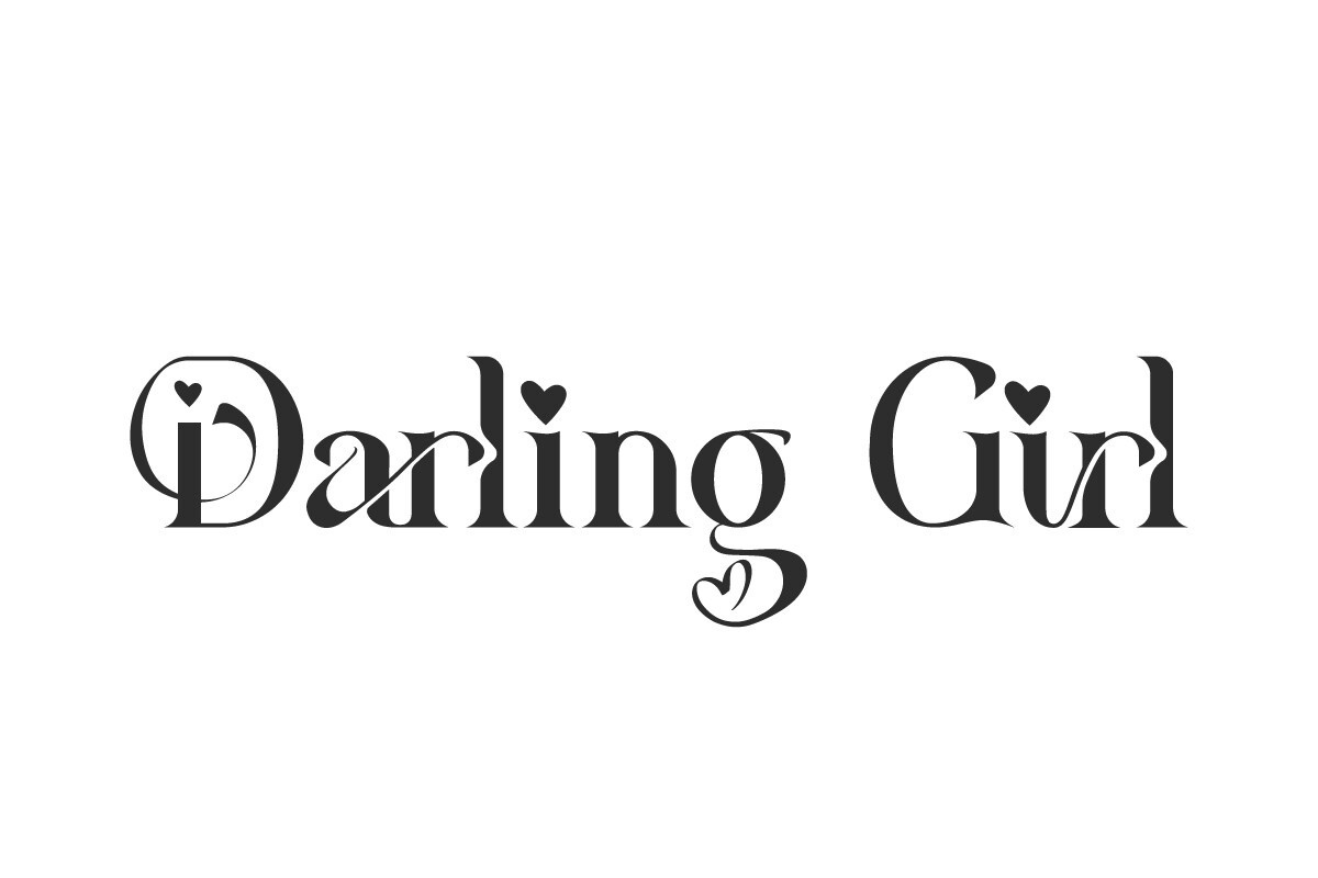 Darling Girl Font preview