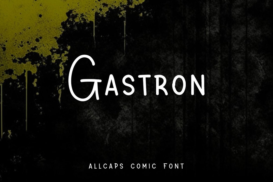 Gastron Font preview