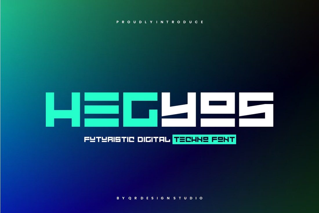 Hegyos Font preview