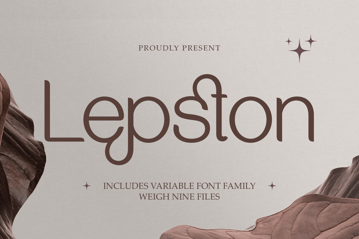 Lepston Font preview