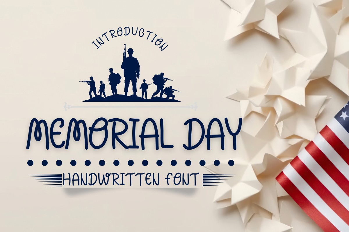 Memorial Day Font preview