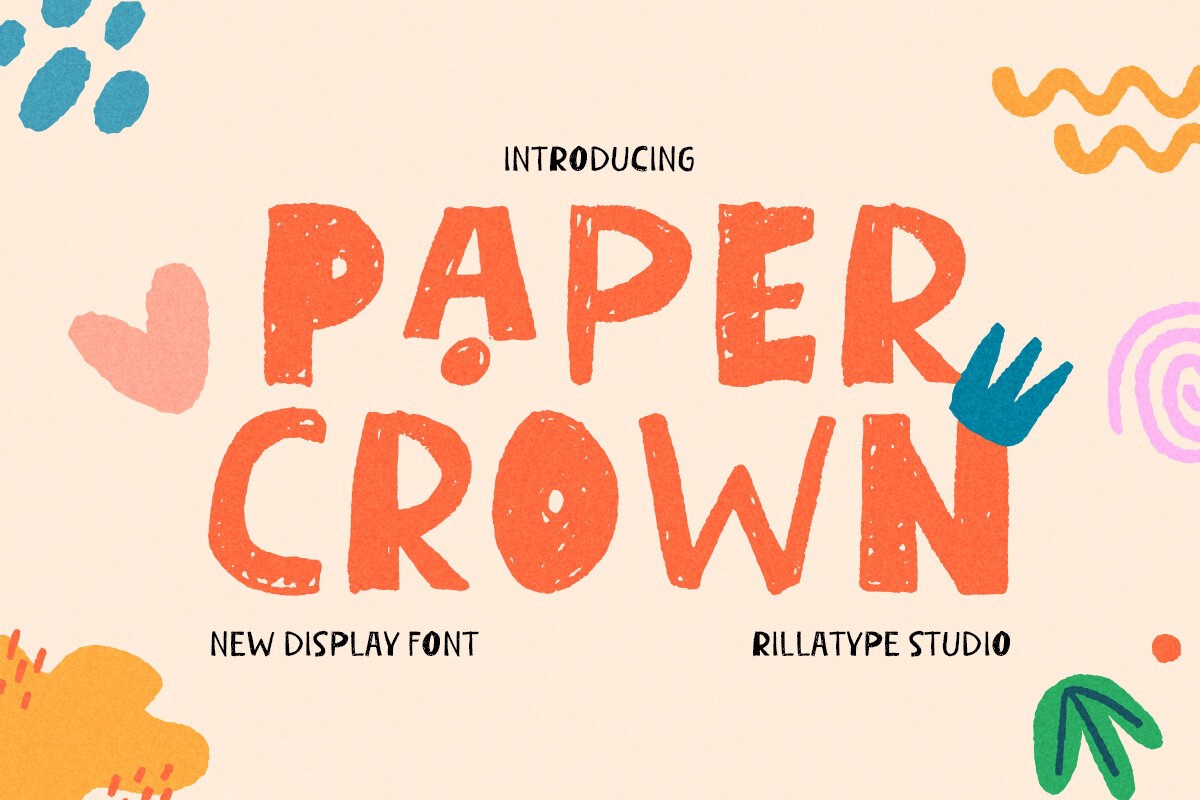 RL Paper Crown Font preview