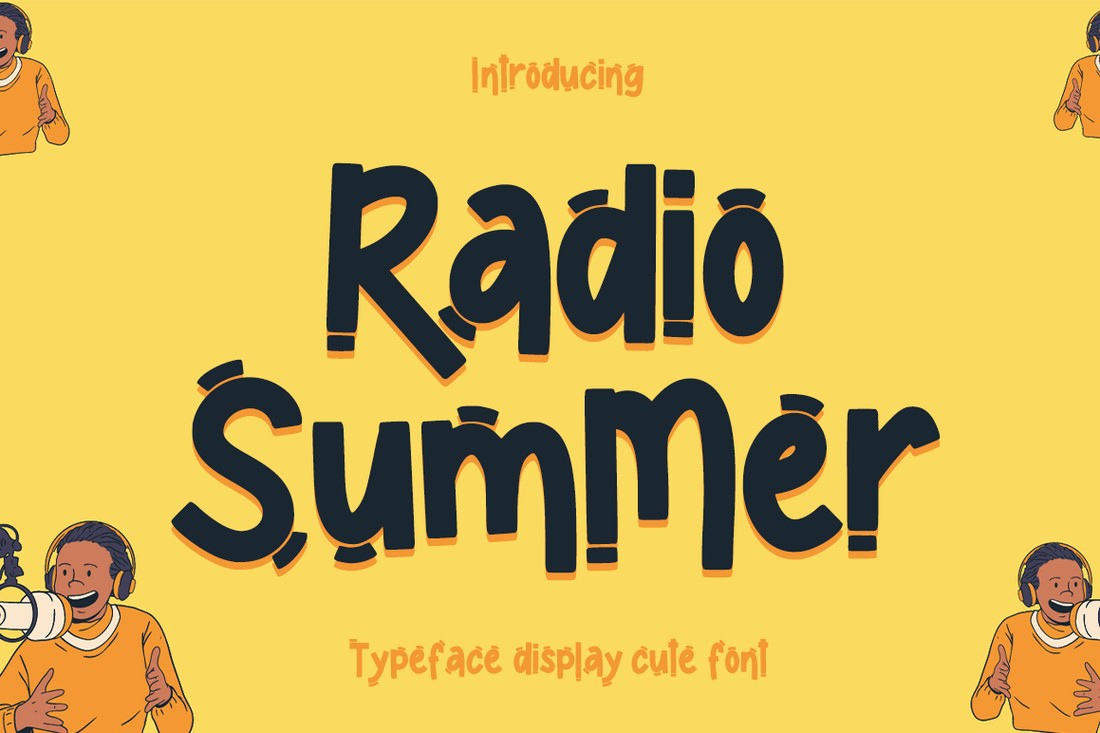 Radio Summer Font preview