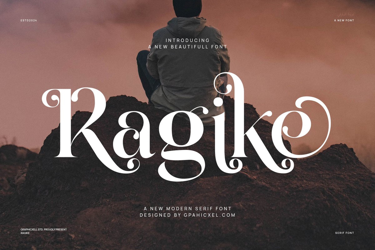 Ragike Font preview