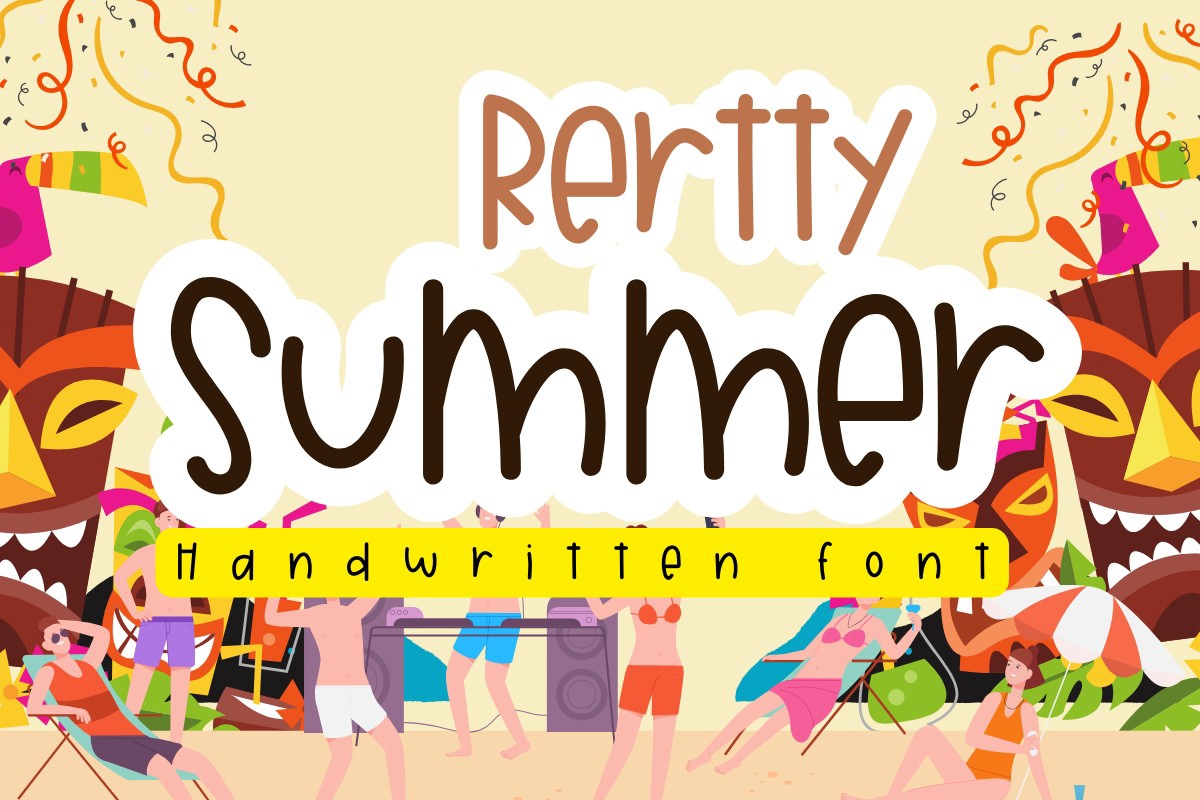 Rertty Summer Font preview