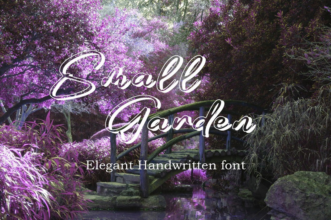 Small Garden Font preview