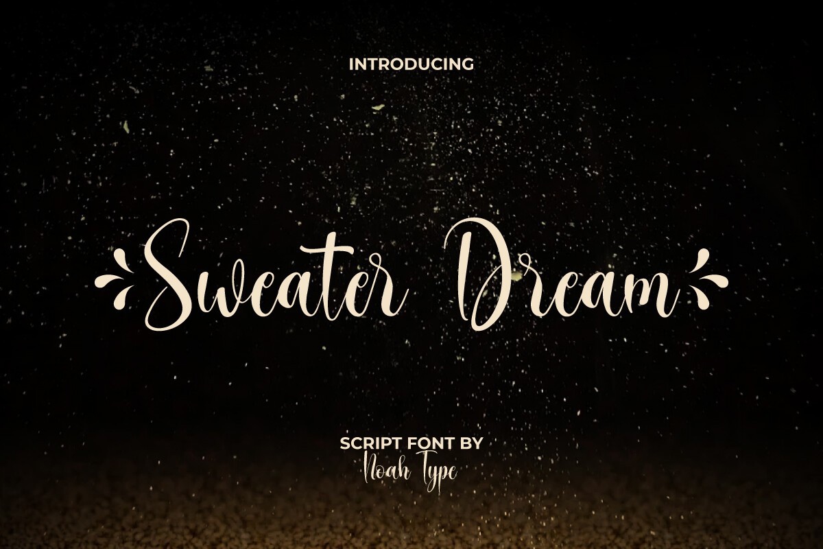 Sweater Dream Font preview