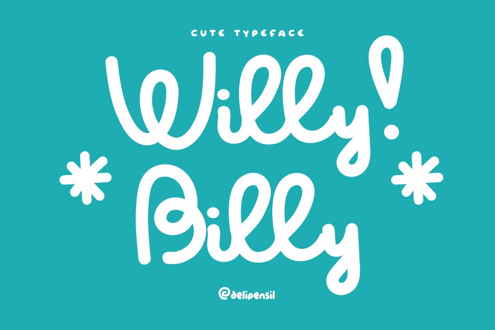 Willybilly Font preview