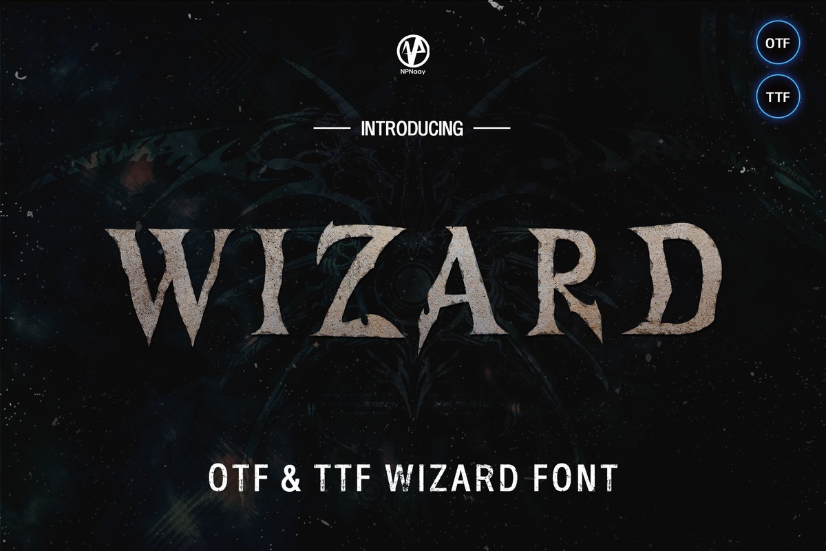 Wizard Font preview