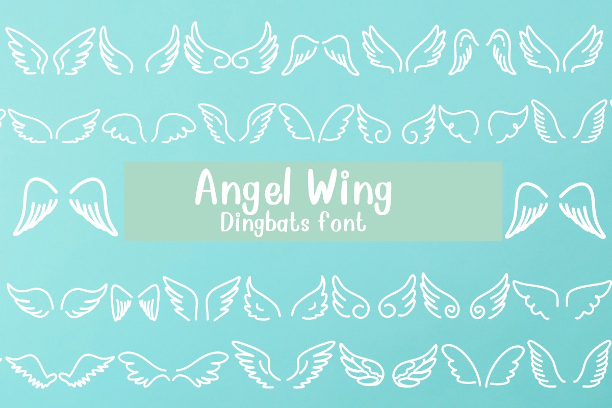 Angel Wing Font preview