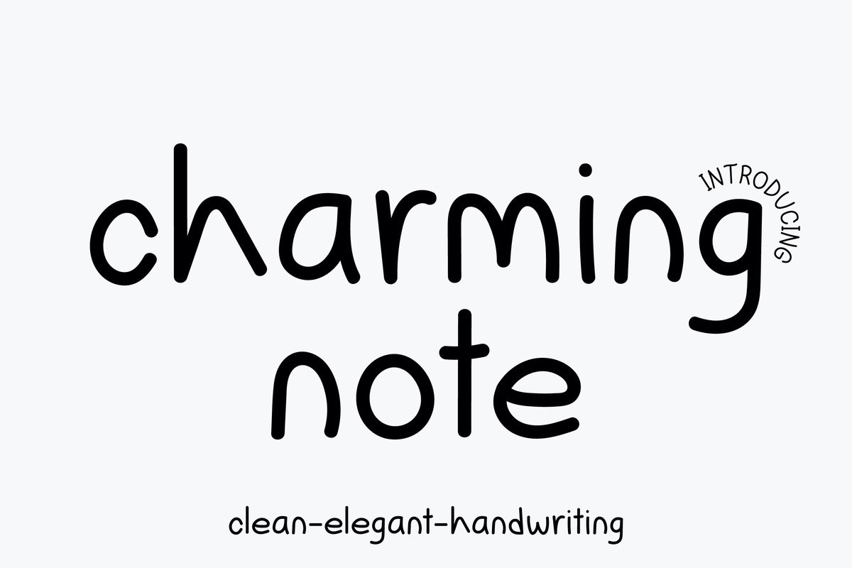 Charming Note Font preview