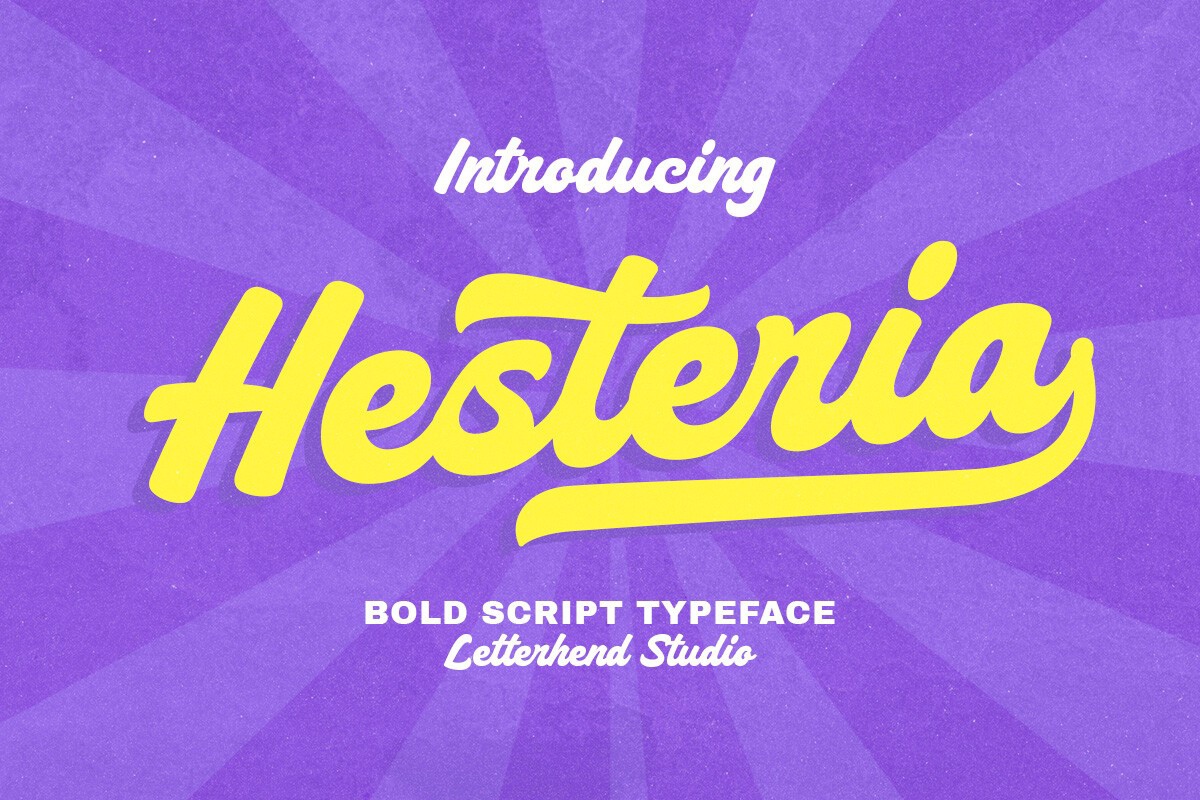 Hesteria Font preview