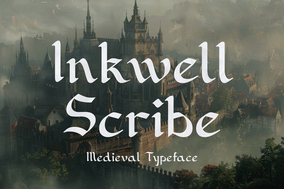 Inkwell Scribe Font preview