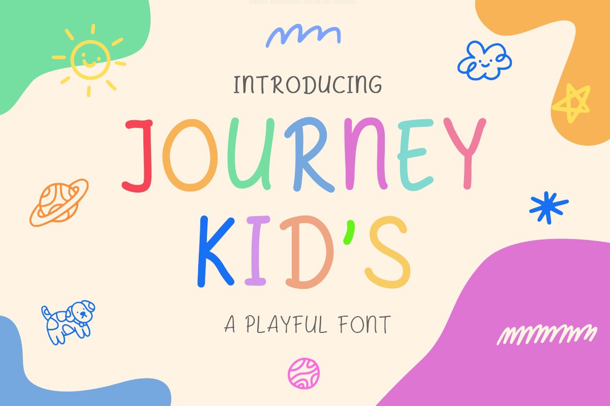 Journey Kids Font preview