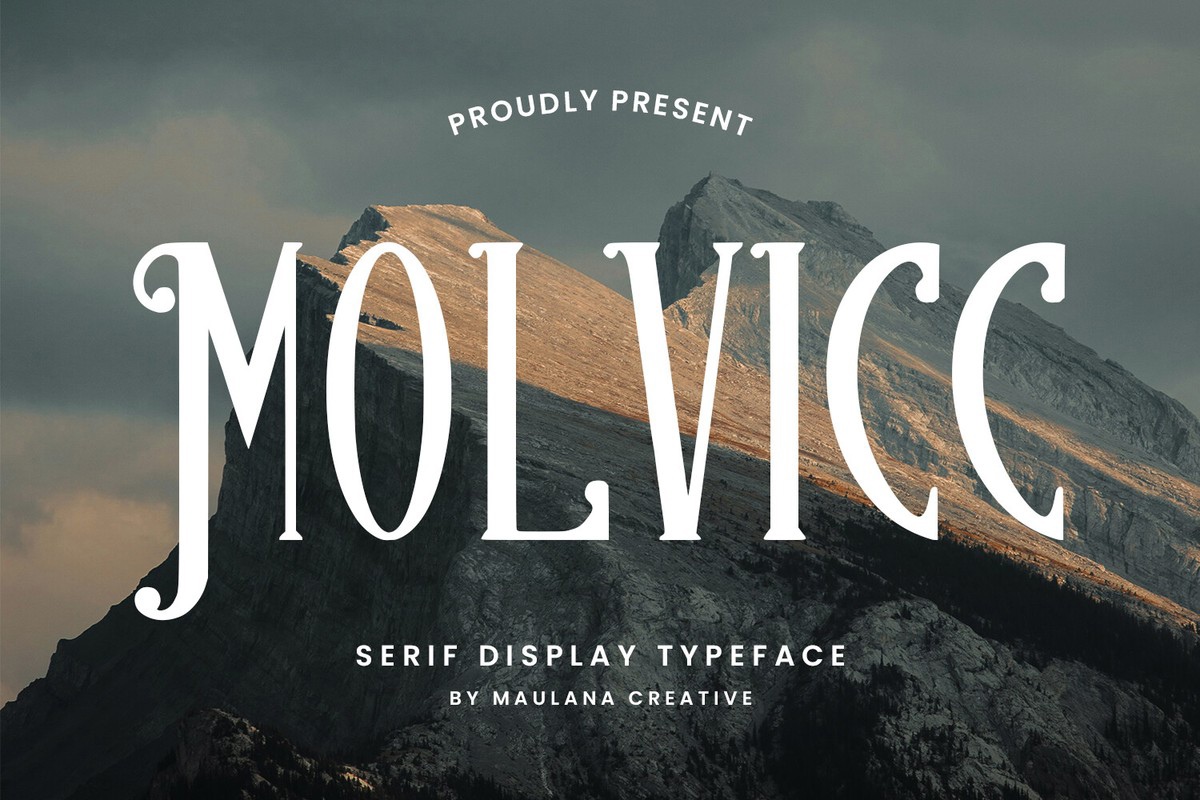 Molvicc Font preview