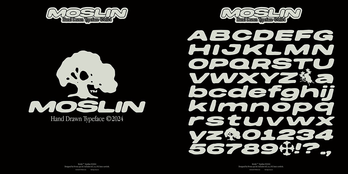 Moslin Font preview