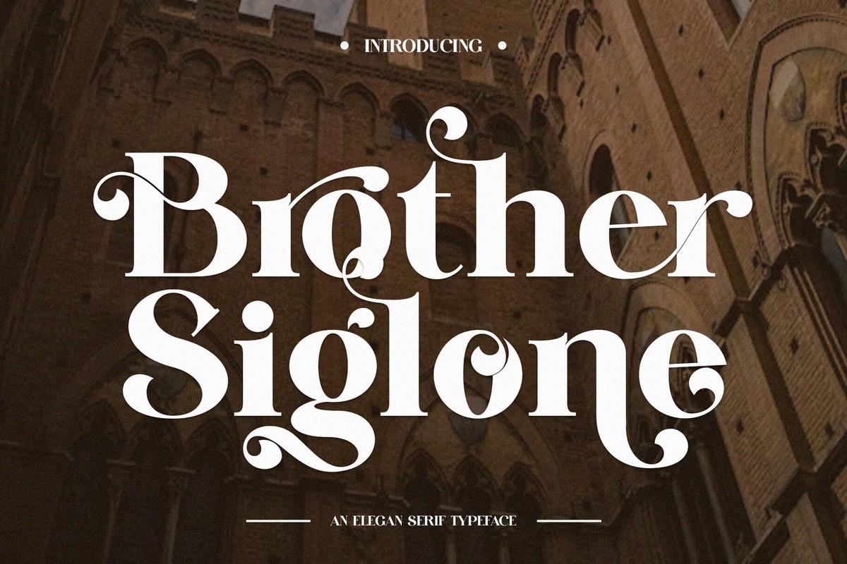 Brother Siglone Font preview