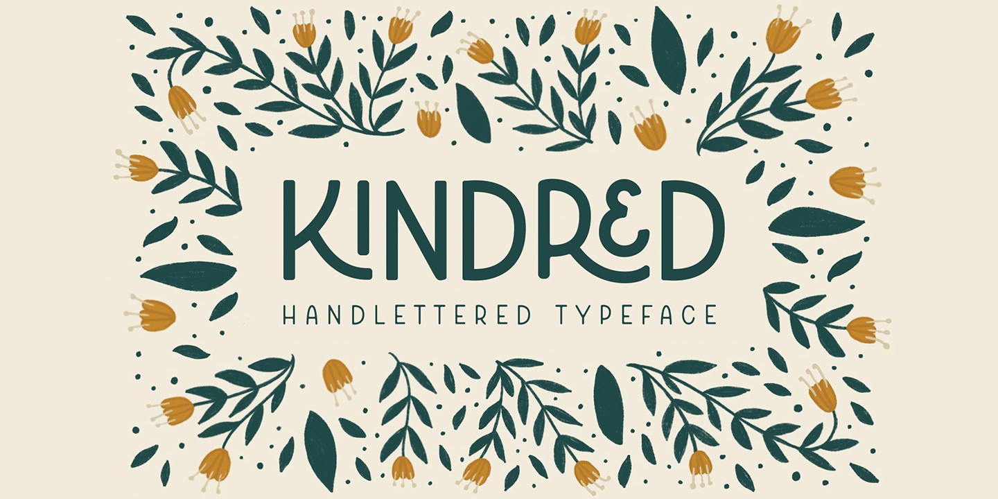 Kindred Font preview