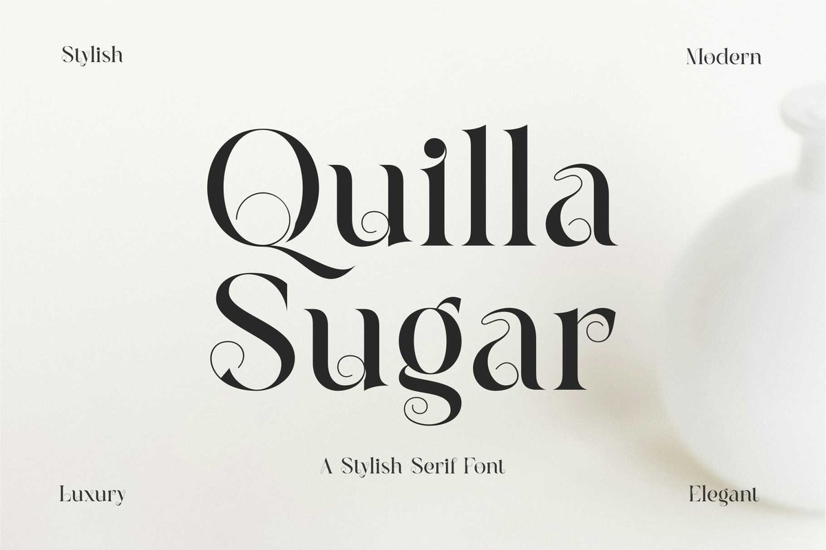 Quilla Sugar Font preview