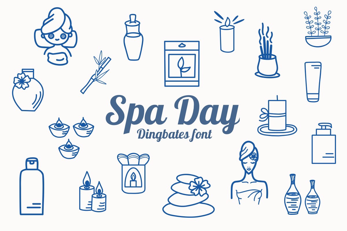 Spa Day Font preview