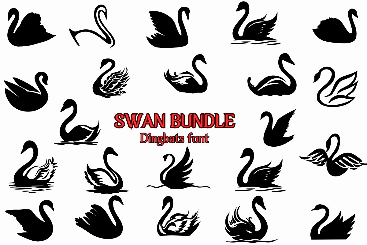 Swan Bundle Font preview