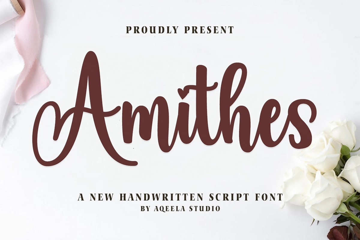 Amithes Font preview