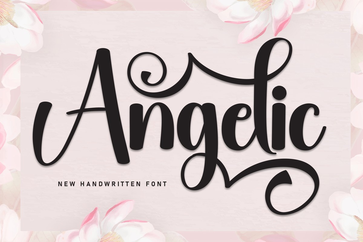 Angelic Font preview