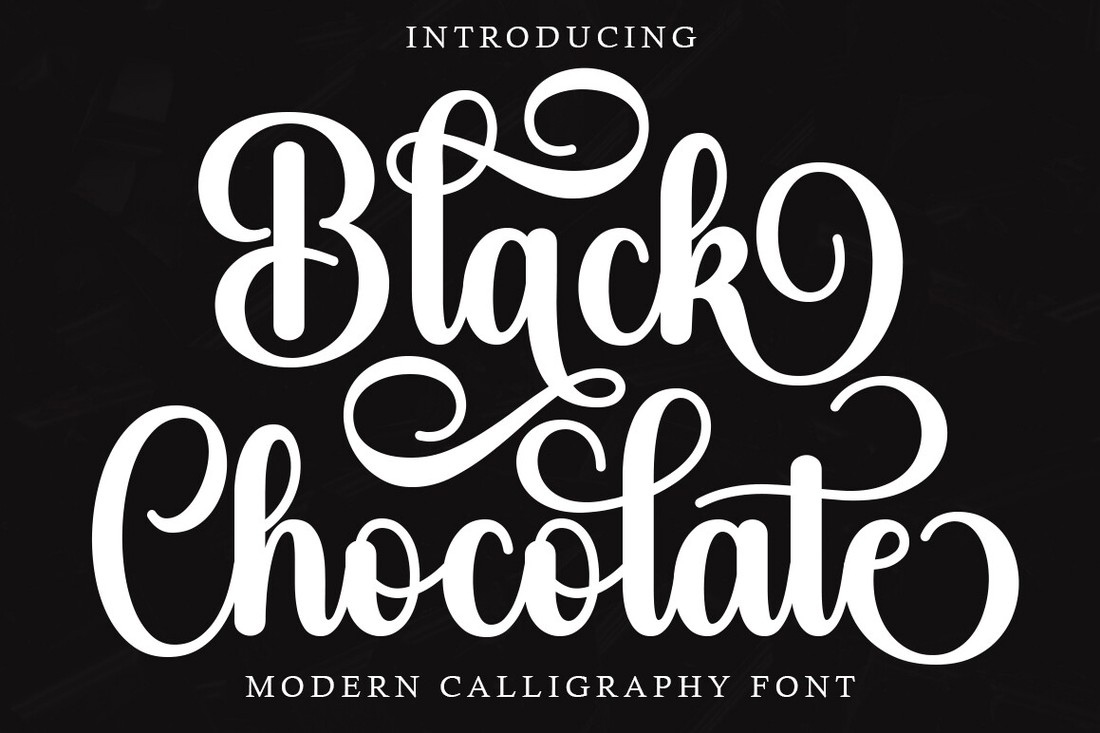 Black Chocolate Font preview