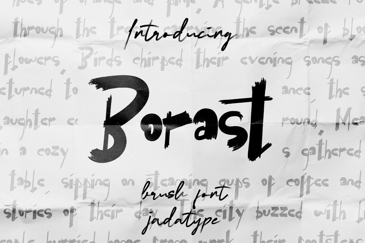 Borast Font preview