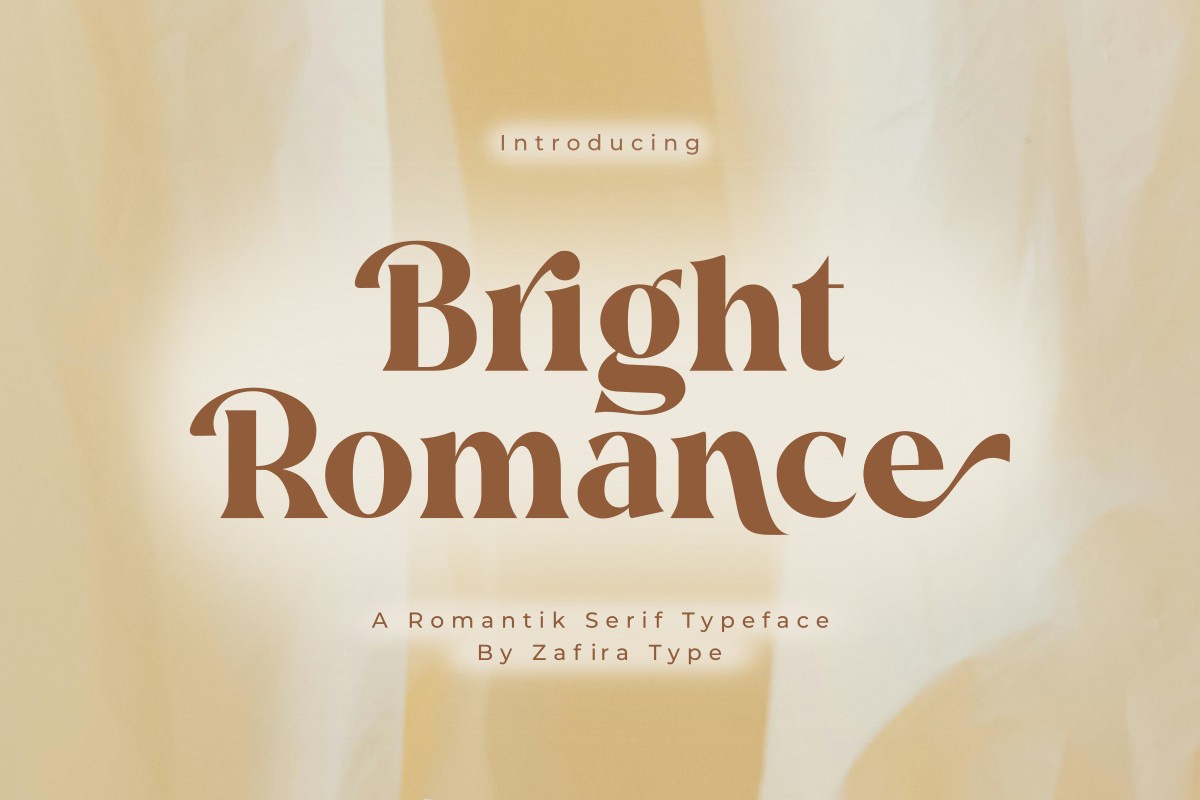 Bright Romance Font preview