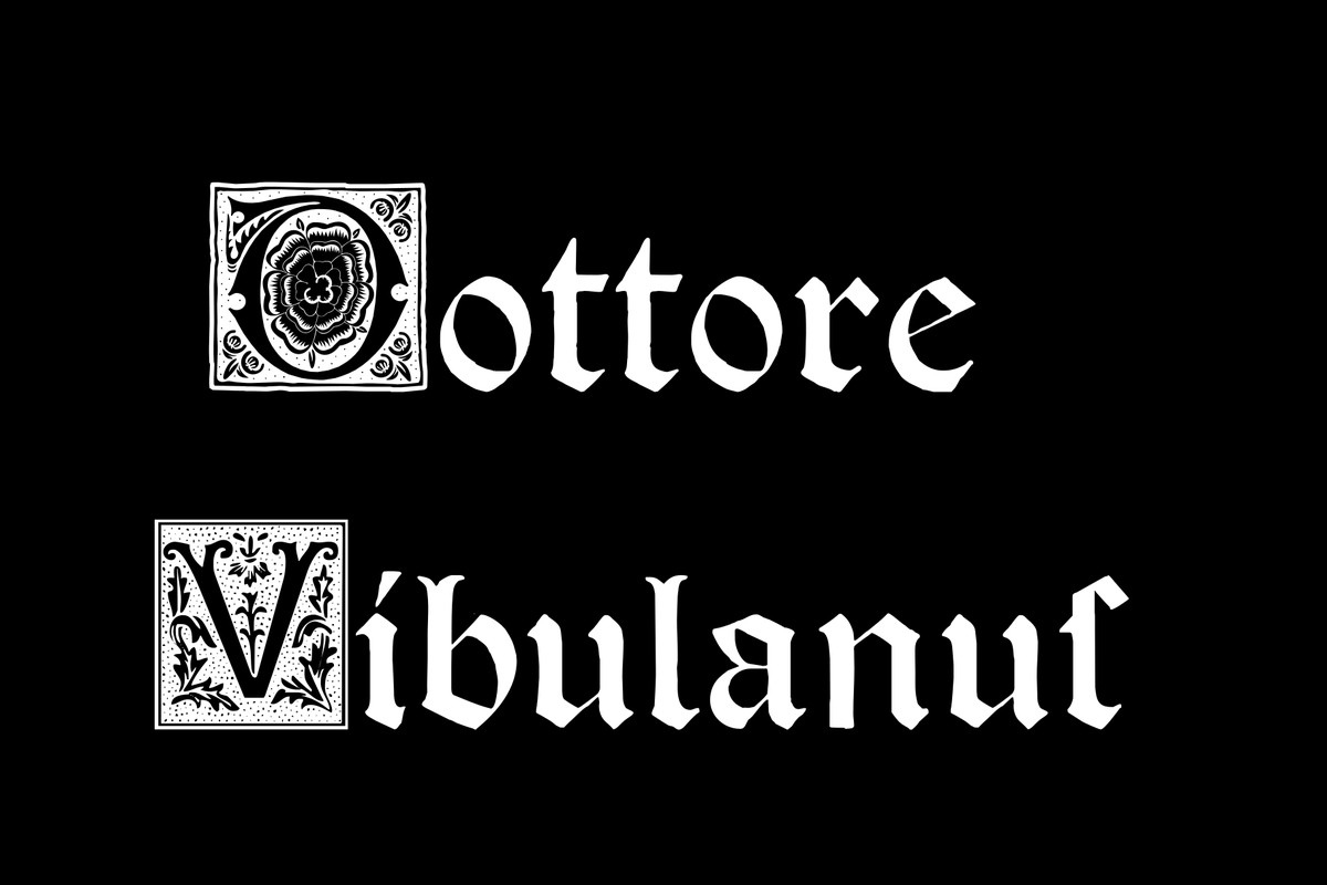 Dottore Vibulanus Font preview