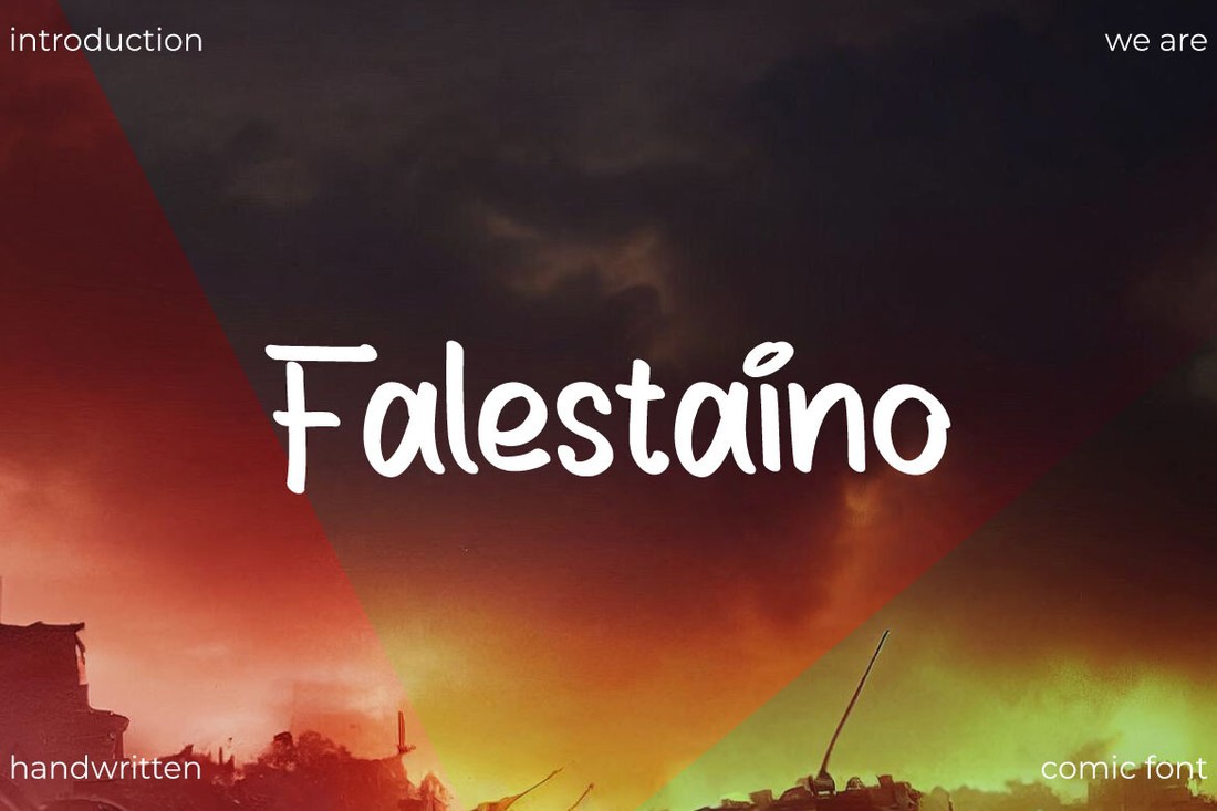 Falestaino Font preview