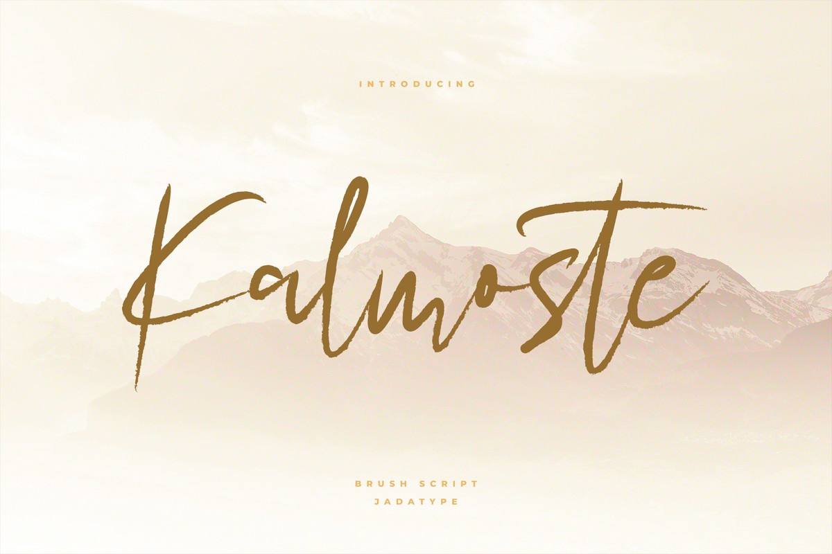 Kalmoste Font preview