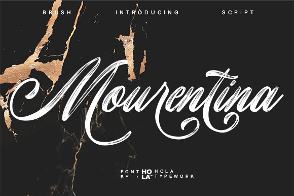 Mourentina Font preview