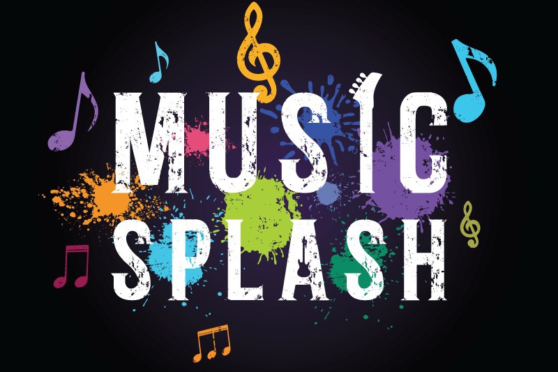 Music Splash Font preview