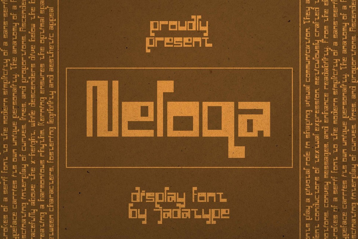 Neloqa Font preview