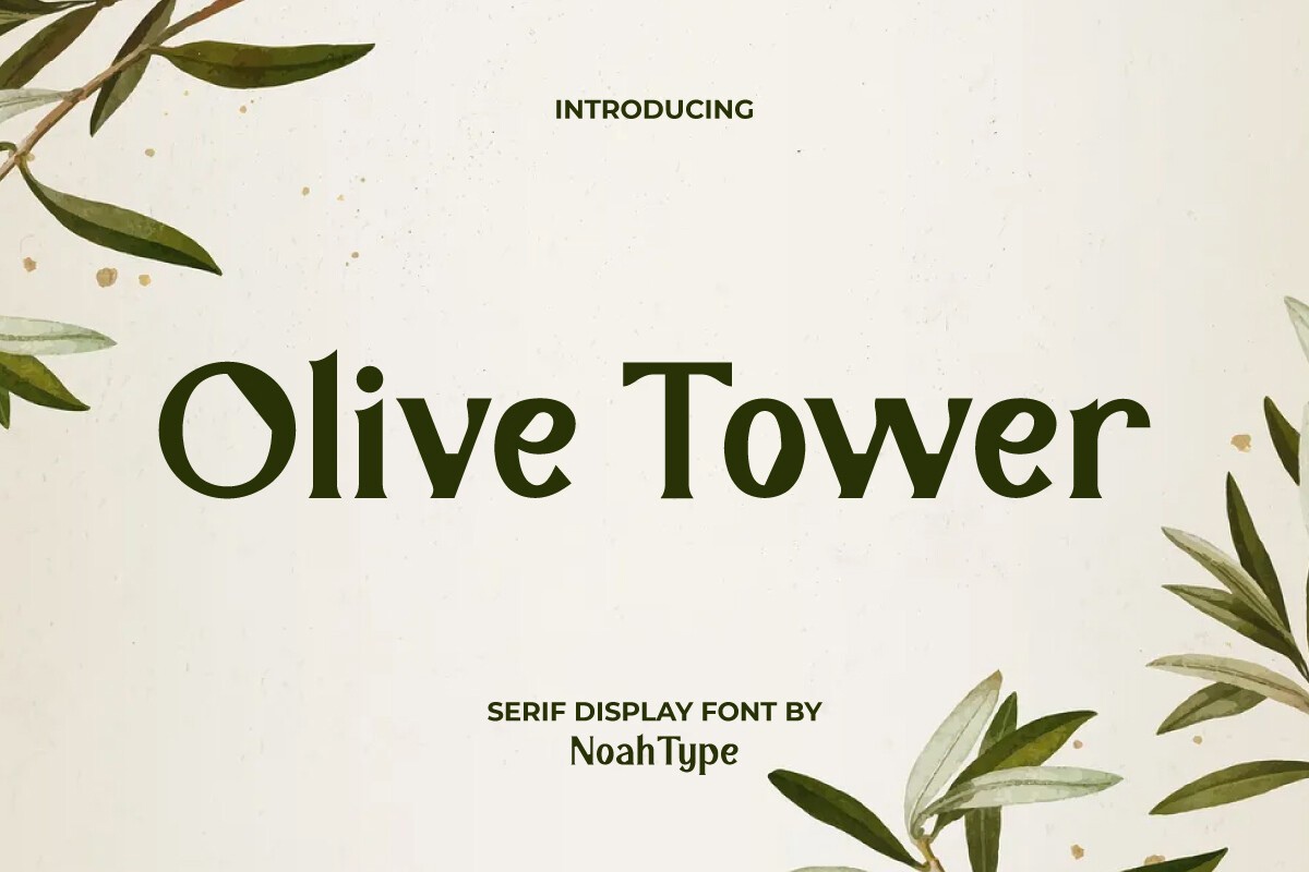 Olive Tower Font preview