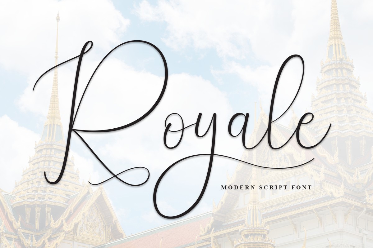 Royale Font preview