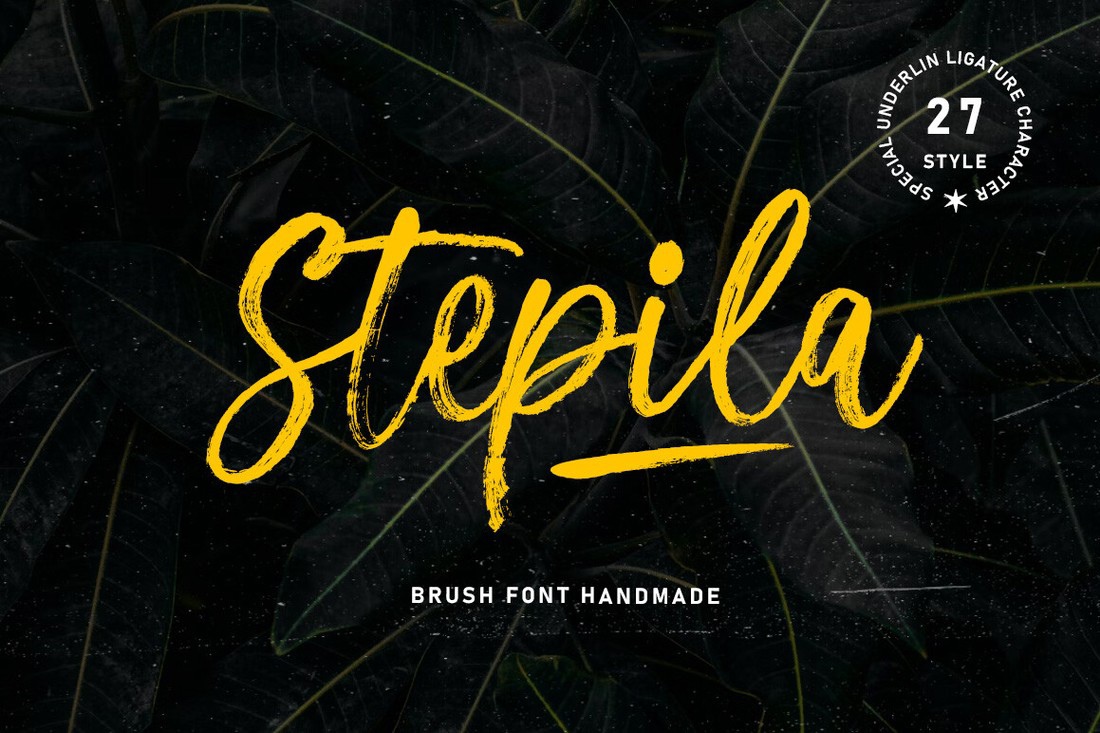 Stepila Font preview