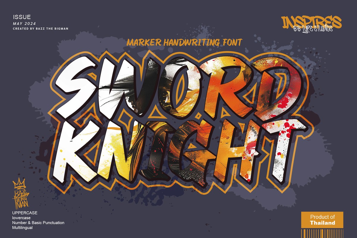 Sword Knight Font preview