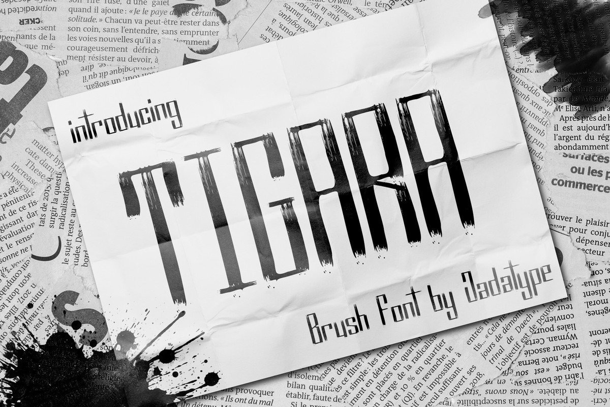 Tigara Font preview