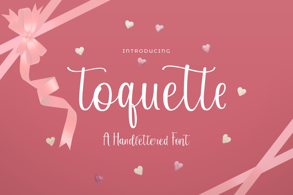 Toquette Font preview