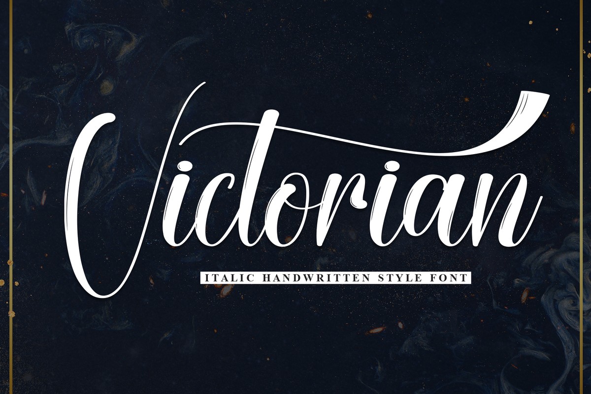 Victorian Font preview