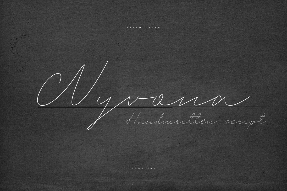 Wyvona Font preview