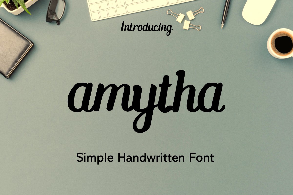 Amytha Font preview