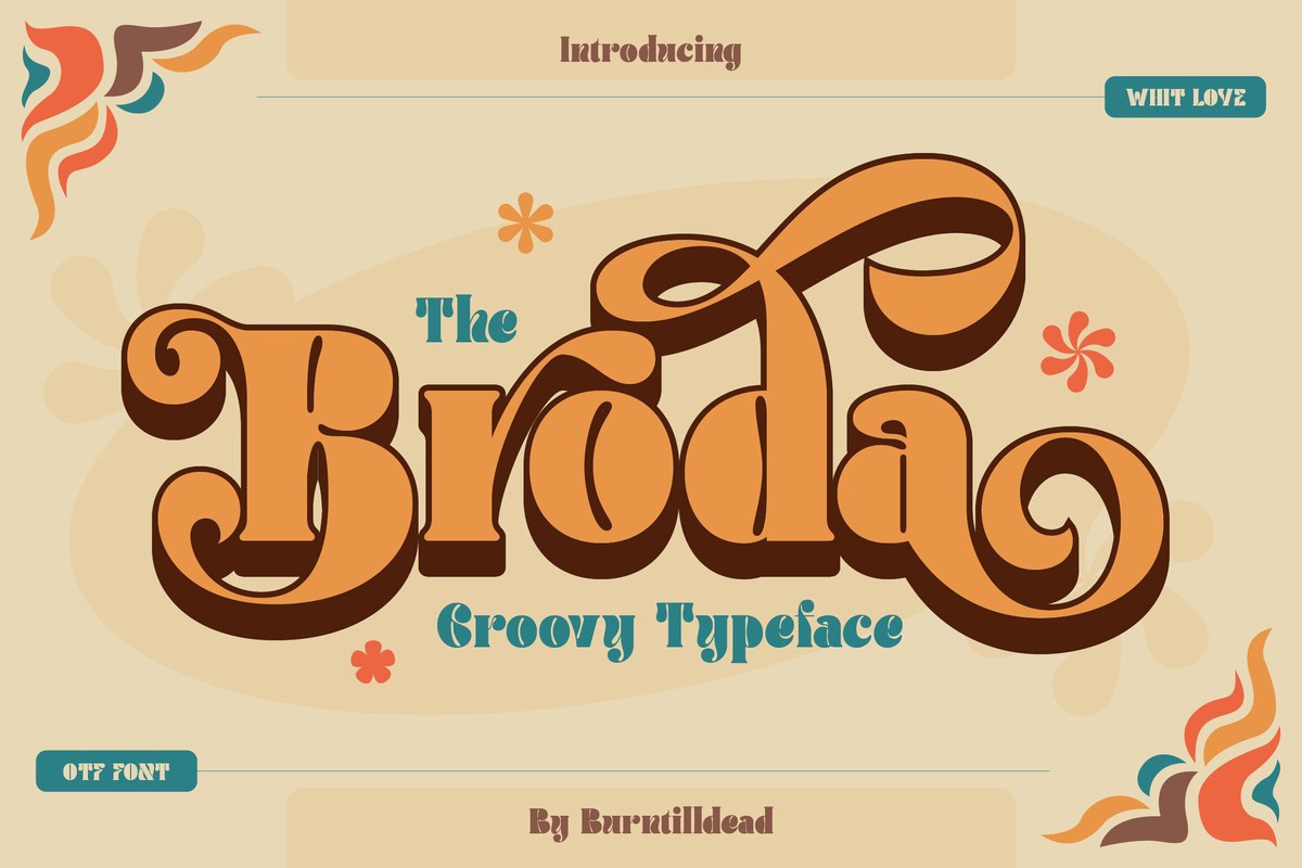 Broda Font preview