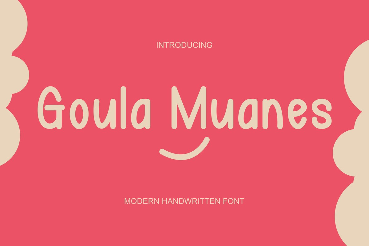 Goula Muanes Font preview