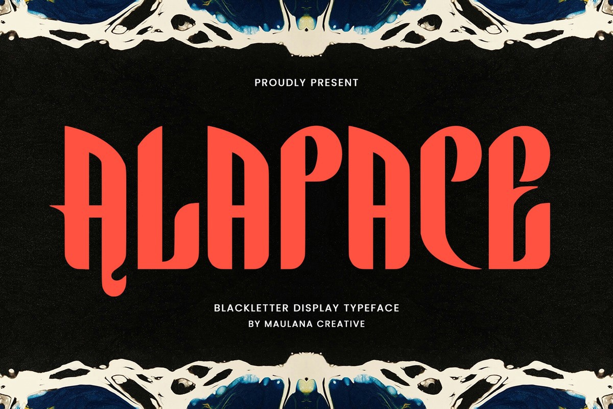 Alapace Font preview